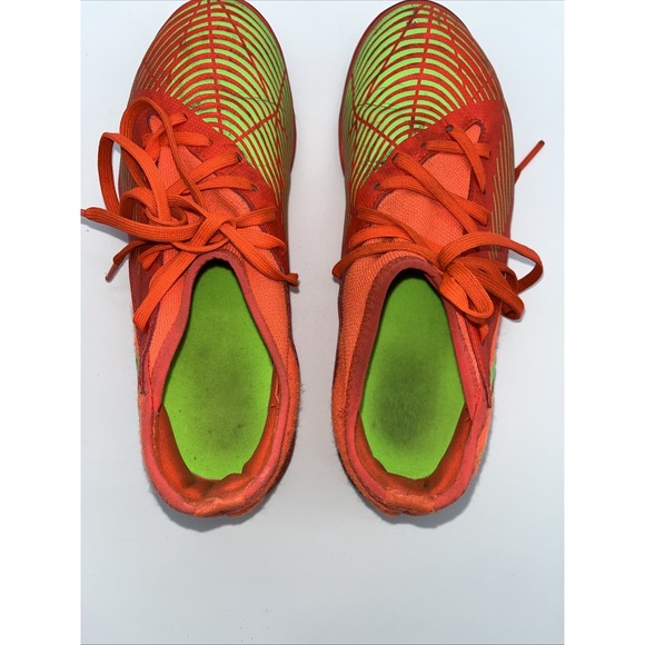 Adidas JR Predator Edge .3 Turf - Solar Red-Solar Green Size 5 - Picture 6 of 8